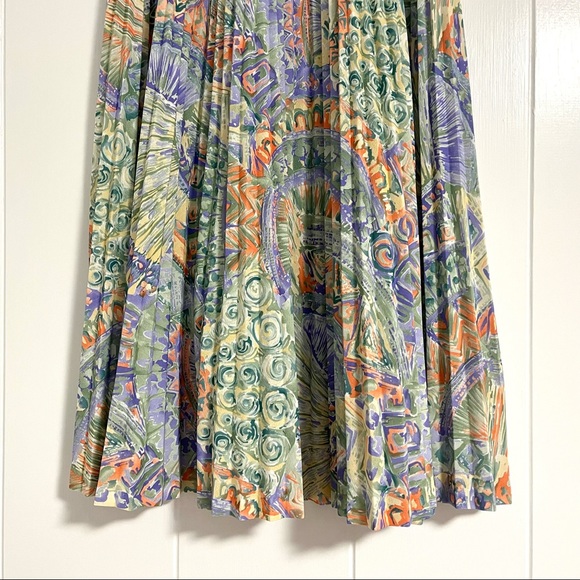 Vintage Accordion Midi Skirt - Picture 4 of 4